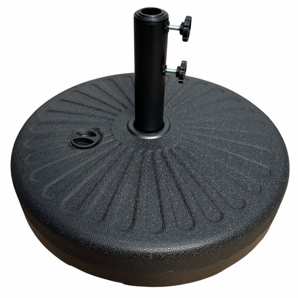 Ak furniture Podstavec pod slnečník UB51 čierny