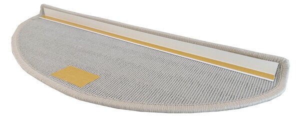 Vopi Nášľapy na schody Laguna krémová polkruh, samolepiaca - 24x65 polkruh (rozmer vrátane ohybu)