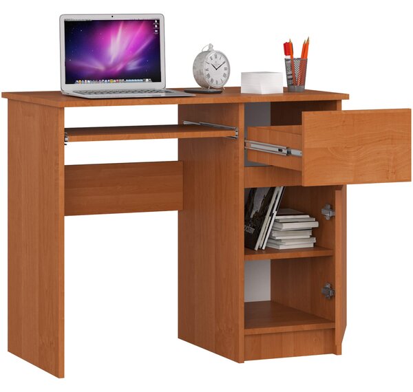 Ak furniture Písací stôl PIKSEL 90 cm jelša pravý