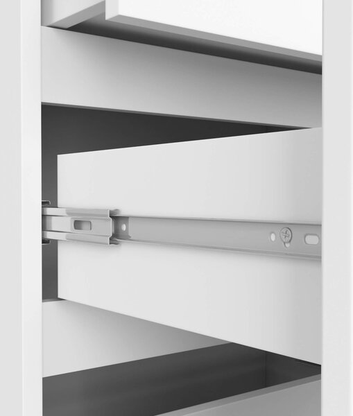 Ak furniture Kancelársky regál Rexa 60 cm 3 zásuvky a 2 police biely