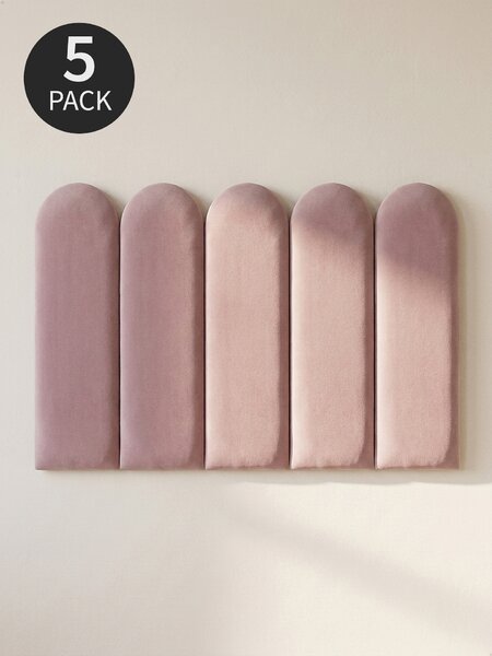 Sinsay - Čalúnené nástenné panely 5 pack - pastelová ružová