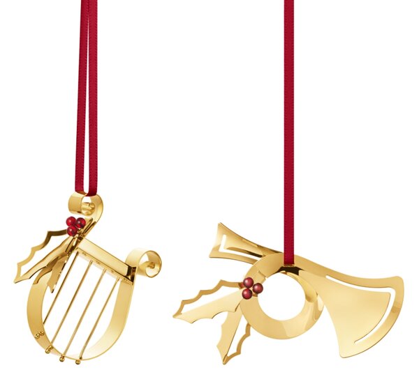 Vianočná ozdoba Harp / Horn Palladium 2026 – 2 ks