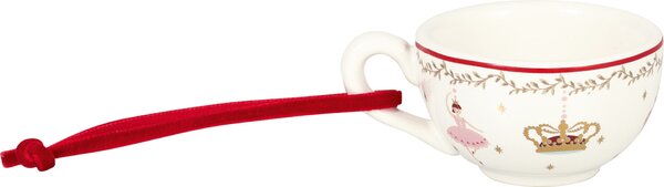 Porcelánová vianočná ozdoba Joanni White – set 4 ks