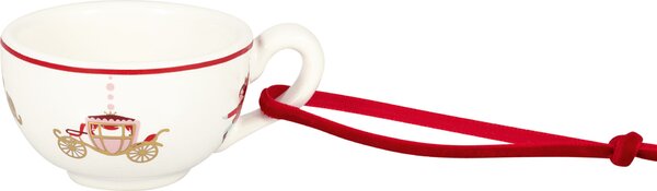 Porcelánová vianočná ozdoba Joanni White – set 4 ks