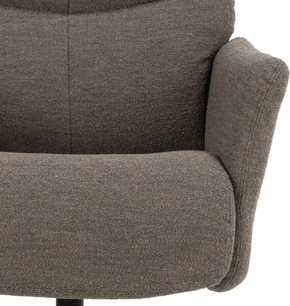 Actona Polohovacie kreslo s podnožkou London taupe