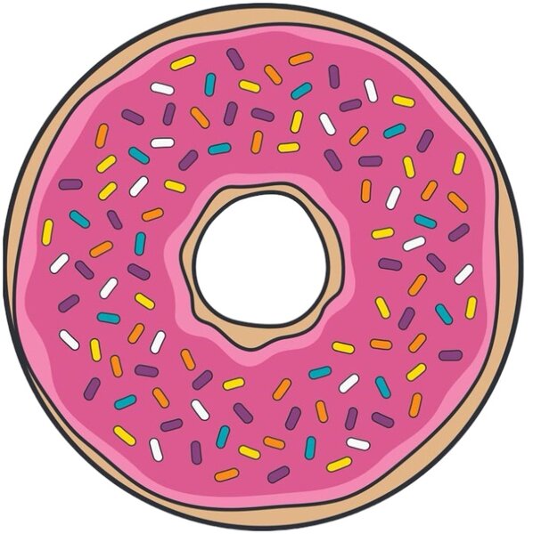 Plážová osuška Donut