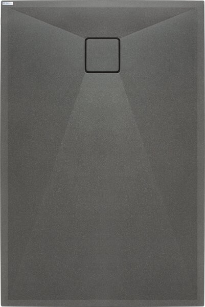 Deante Correo obdĺžniková sprchová vanička 90x70 cm antracitová KQR_T71B