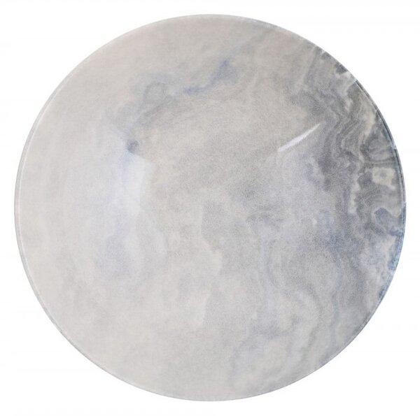 Hermia Porcelánová sada 24 ks tanierov Pearl biela/sivá