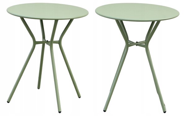 Dekorstudio Kávový stolík COMO zelený - 60 cm