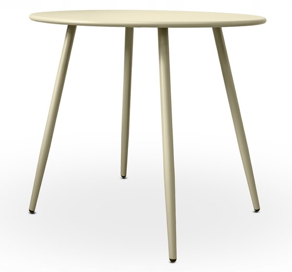 Dekorstudio Kávový stolík DOMO krémový- 80 cm