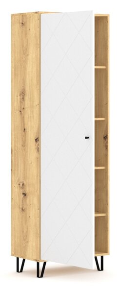 Vivaldi Predsieňová skriňa Bilbao 63,4 cm dub artisan/biela