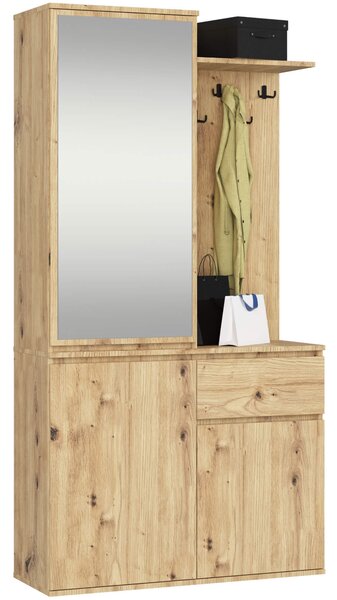 Ak furniture Predsieňová stena Entro dub artisan
