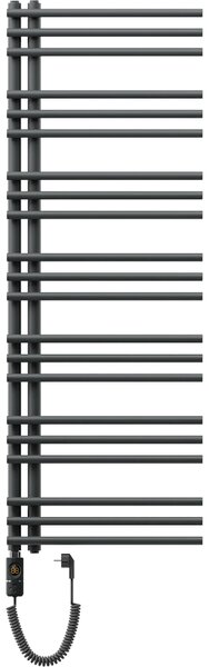 Mexen Neptun, elektrické vykurovacie teleso 1400 x 500 mm, 600 W, antracitová, W101-1400-500-2600-66