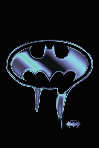 Umelecká tlač Batman - Liquid Symbol, (26.7 x 40 cm)