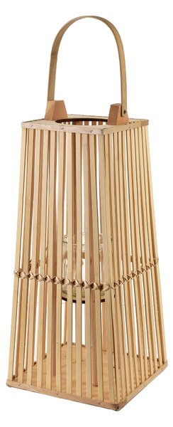 Mondex Prútená lampáš LUCIE Natural 23x48 cm hnedá