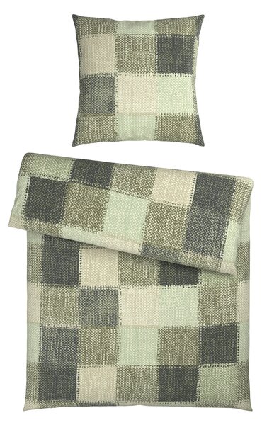 POSTEĽNÁ BIELIZEŇ, flanel, zelená, 135/200 cm Novel - Online Only bytové doplnky, Online Only