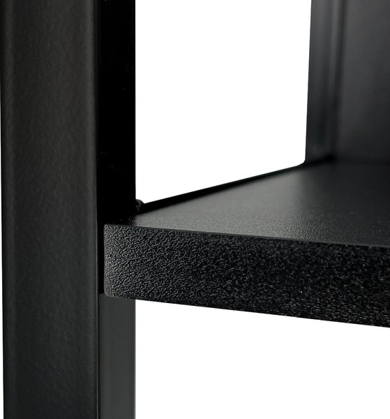 Ak furniture Regál PRAMONI 40x192 cm čierny