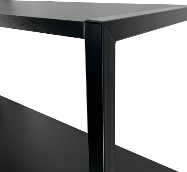 Ak furniture Regál PRAMONI 40x192 cm čierny