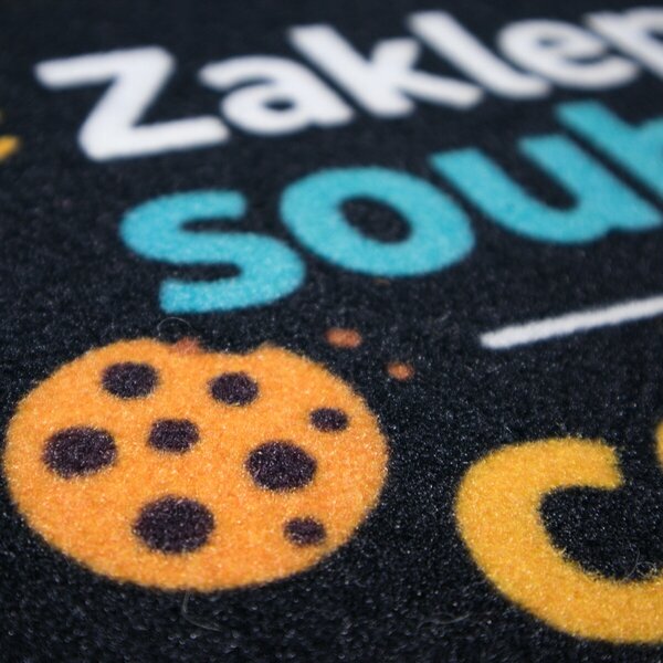 Mercury Flooring , Rohožka Zaklopaním súhlasíte s cookies 40x60 cm, 40x60, čierna