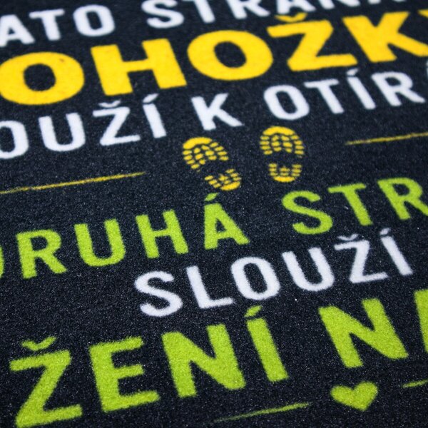 Mercury Flooring , Rohožka Slúži 40x60 cm, 40x60, čierna