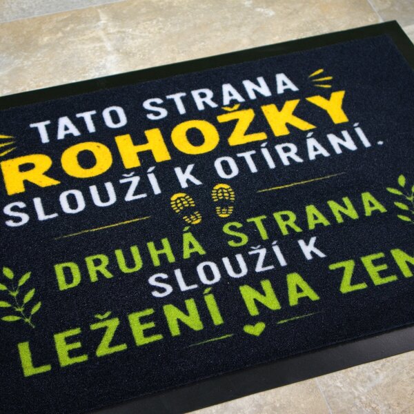 Mercury Flooring , Rohožka Slúži 40x60 cm, 40x60, čierna
