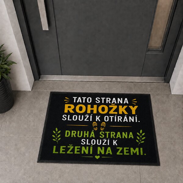 Mercury Flooring , Rohožka Slúži 40x60 cm, 40x60, čierna