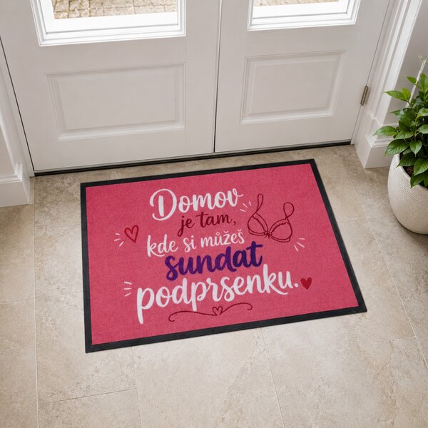Mercury Flooring , Rohožka Podprsenka 40x60 cm, 40x60, ružová