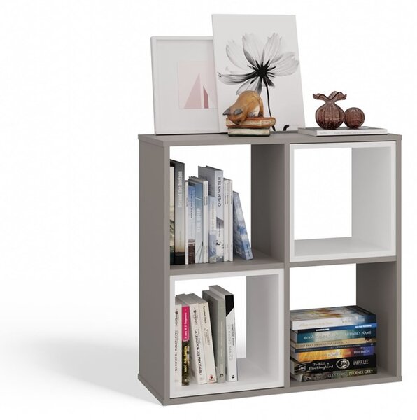 TP Living Regál Malax 2x2 šedý