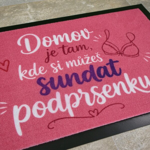 Mercury Flooring , Rohožka Podprsenka 40x60 cm, 40x60, ružová