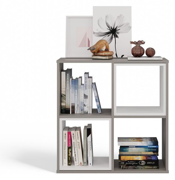 TP Living Regál Malax 2x2 šedý