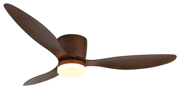 GLOBO 03666H ARMANDO stropný ventilátor so svetlom D1315mm LED 20W 2460/1450lm 3000-6500K hnedá, časovač, diaľkový ovládač