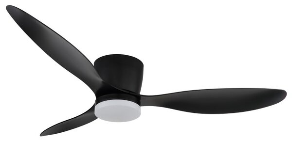 GLOBO 03666S ARMANDO stropný ventilátor so svetlom D1315mm LED 20W 2460/1450lm 3000-6500K čierna, časovač, diaľkový ovládač