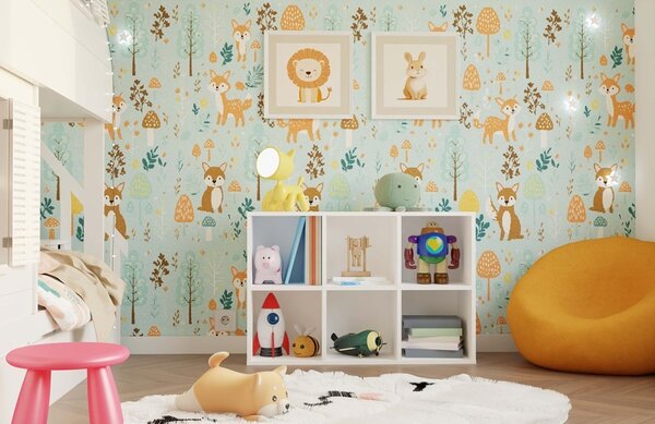 TP Living Regál MALAX MINI 2x3 biely