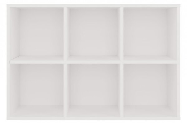 TP Living Regál MALAX MINI 2x3 biely