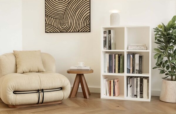 TP Living Regál MALAX MINI 2x3 biely