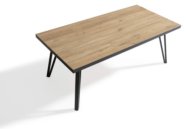 MUZZA Konferenčný stolík dinis 120 x 45 cm prírodný