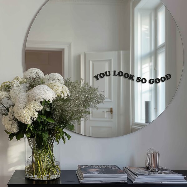 Nálepka na zrkadlo S11 – You look so good