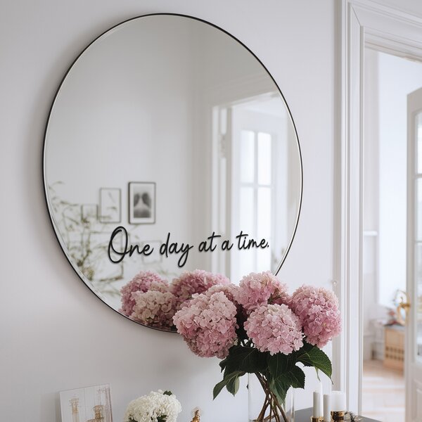 Nálepka na zrkadlo S24 – One day at time