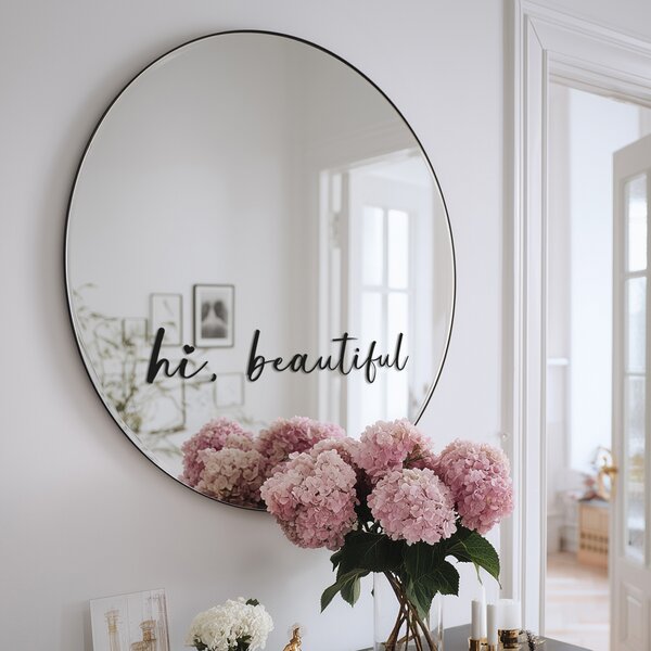 Nálepka na zrkadlo S20 – Hi, beautiful