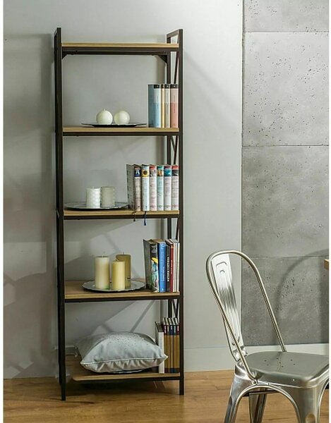 Signal Regál Tablo 05 180 cm dub prírodný/čierny