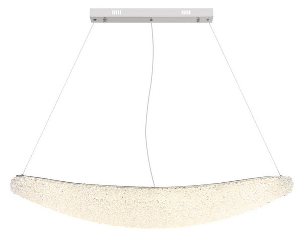 Závesné svietidlo LED 2700–6000K chrómová IP20 GLOBO lighting KRISTALLA 68524-40