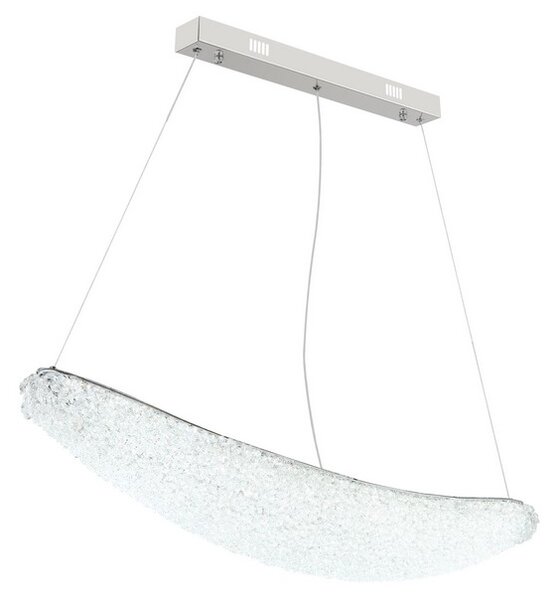 Závesné svietidlo LED 2700–6000K chrómová IP20 GLOBO lighting KRISTALLA 68524-40