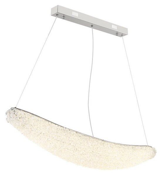 Závesné svietidlo LED 2700–6000K chrómová IP20 GLOBO lighting KRISTALLA 68524-40