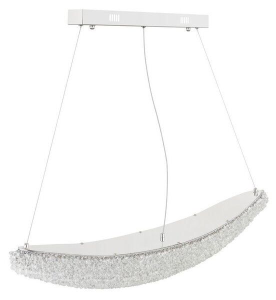 Závesné svietidlo LED 2700–6000K chrómová IP20 GLOBO lighting KRISTALLA 68524-40