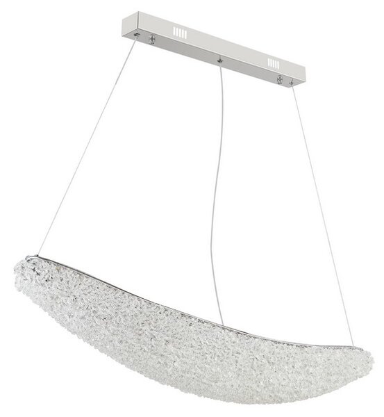 Závesné svietidlo LED 2700–6000K chrómová IP20 GLOBO lighting KRISTALLA 68524-40