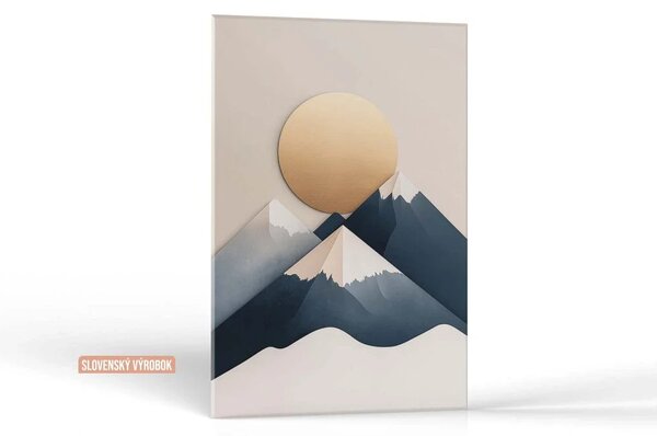 Karlsdesign.sk - Obraz na stenu | Zlaté slnko hôr - 20x30