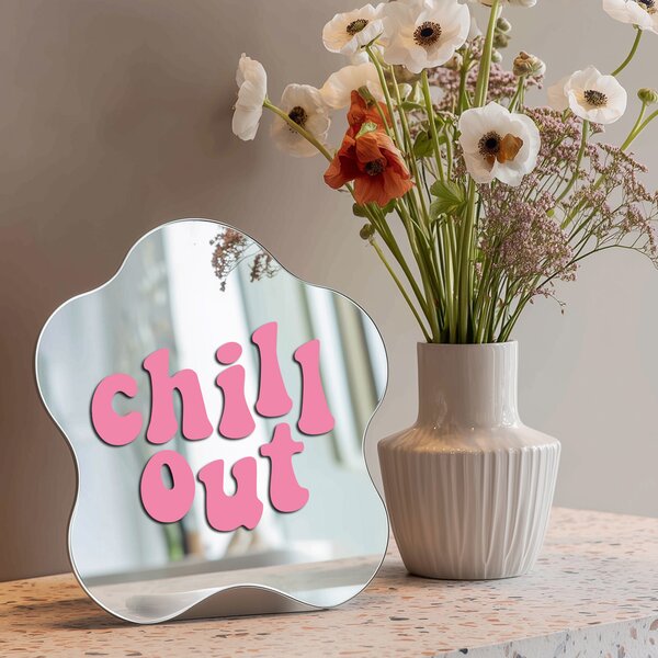 Nálepka na zrkadlo S8 – Chill out