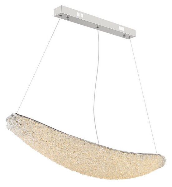 Závesné svietidlo LED 2700–6000K chrómová IP20 GLOBO lighting KRISTALLA 68524-40