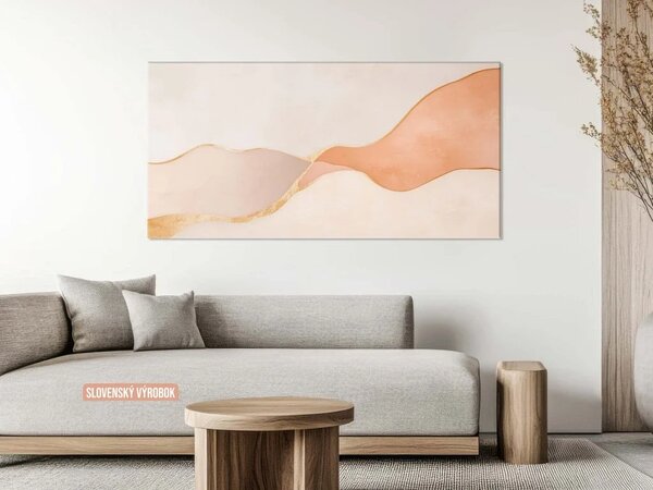 Karlsdesign.sk - Obraz na stenu | Zlaté prepojenie tónov - 20x40
