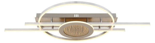 Stropné svietidlo LED 3000K strieborná, piesková IP20 GLOBO lighting DONTE 68267-40